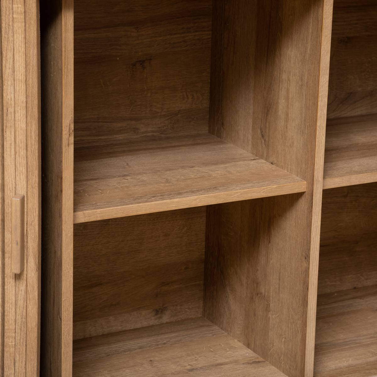 Buffet 2 ante "Colva" Effetto rovere, 140x80 cm Beige