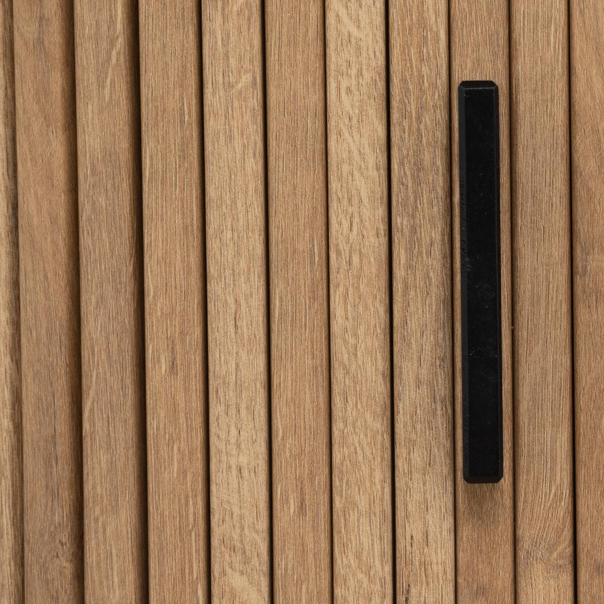 Libreria 2 ante "Colva" Effetto rovere, 80x180 cm Legno naturale