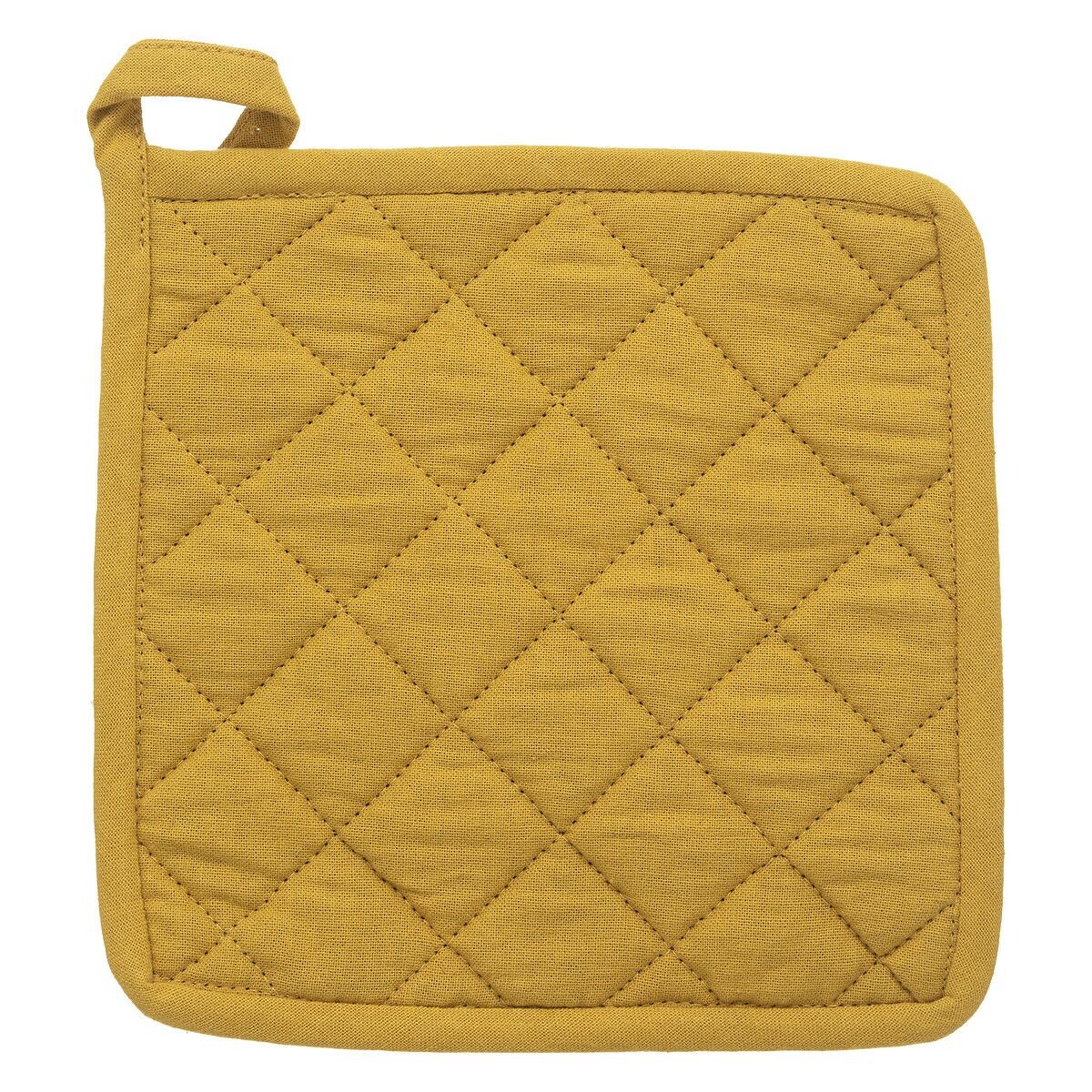 Guanto, presina "Paty" Giallo senape, H.20 cm Giallo senape