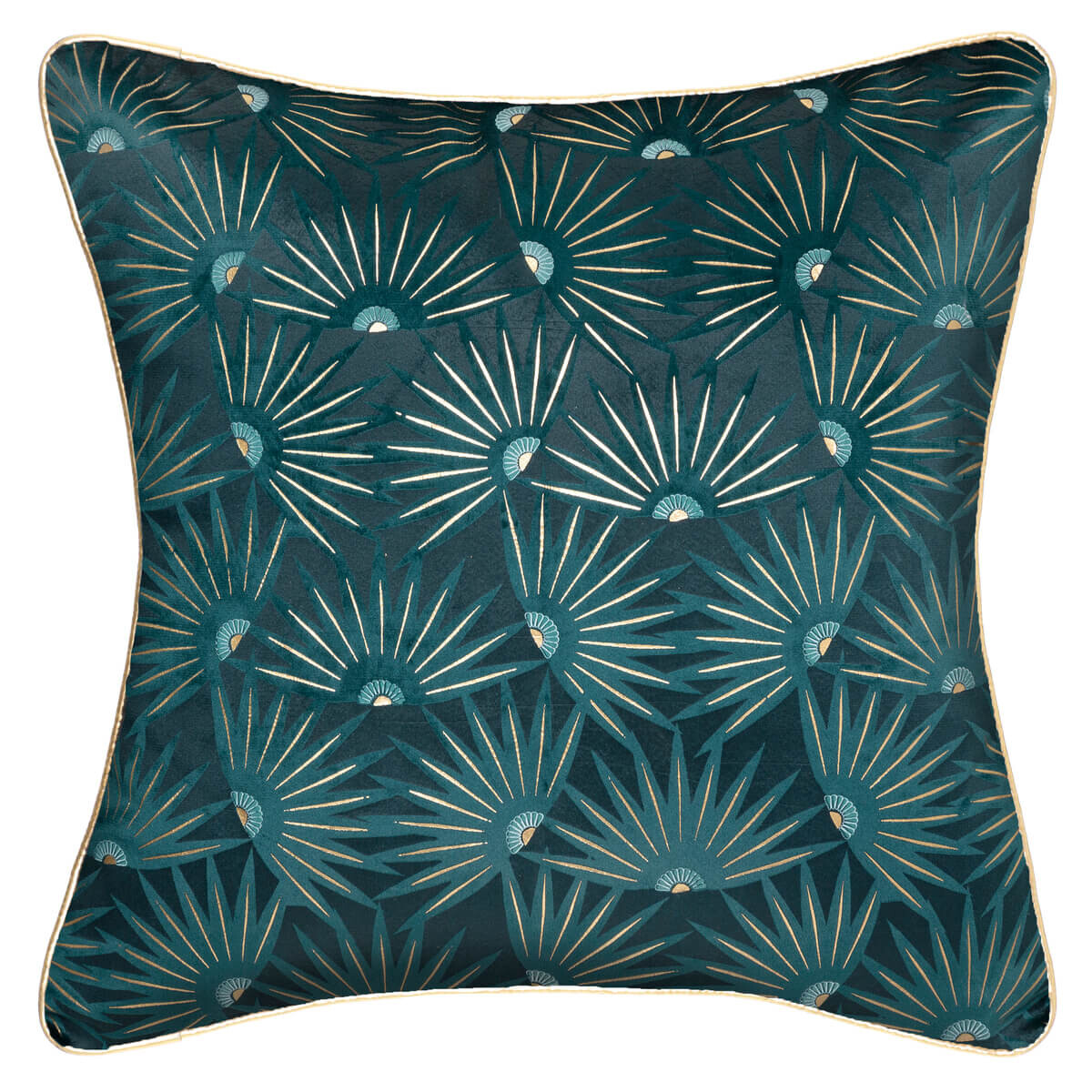 Fodera per cuscino "Feel" Blu petrolio, 40x40 cm Blu anatra 1