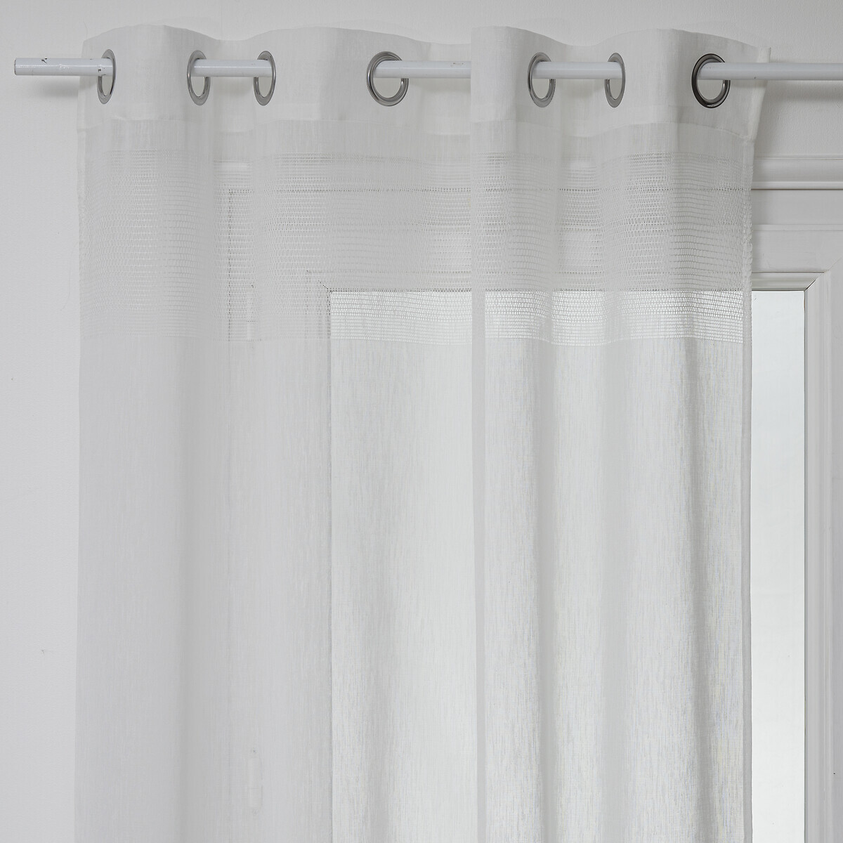 Tenda trasparente "Sab" Bianco, 140x240 cm Bianco