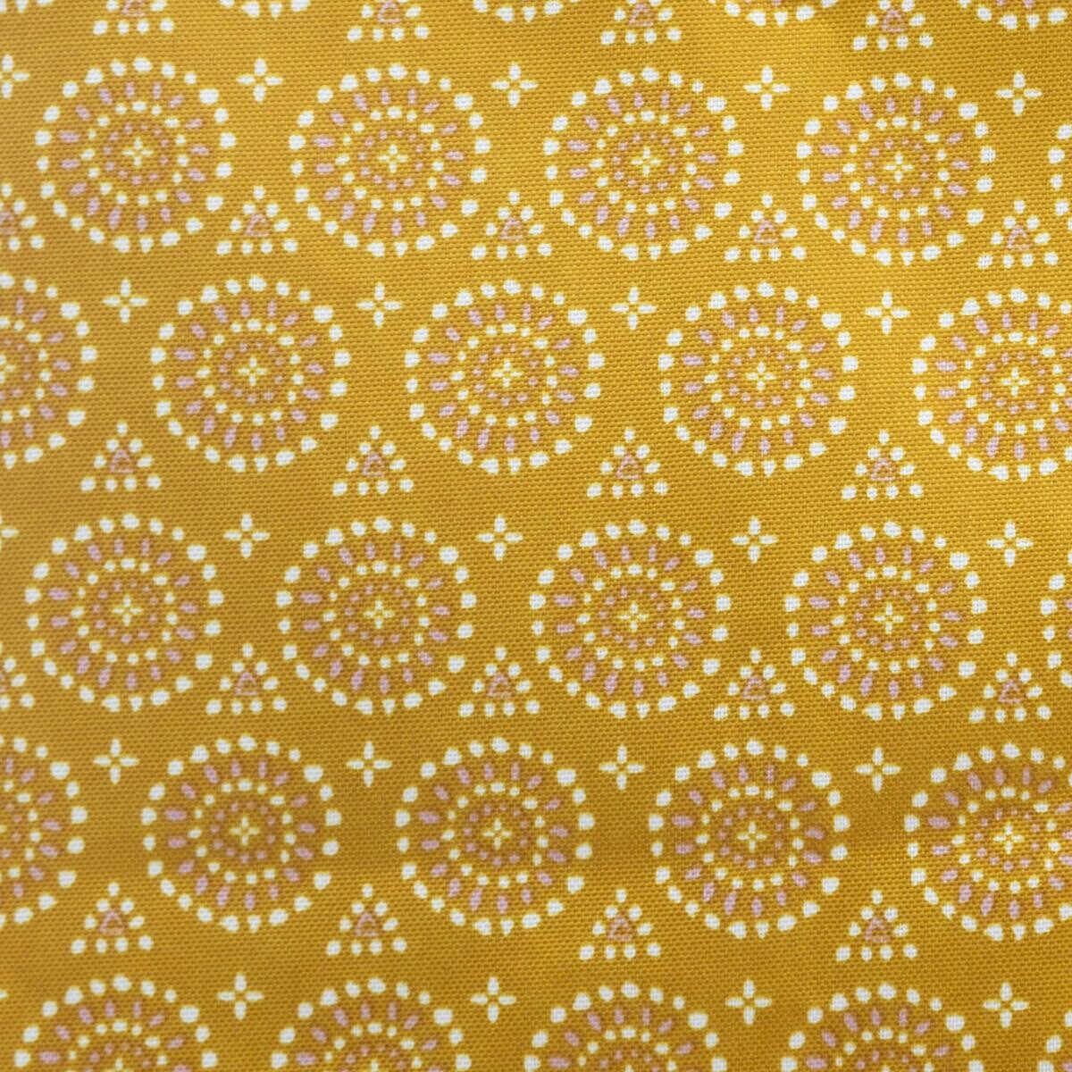 Tovaglia antimacchia "Etnik" Giallo senape, D.180 cm Giallo senape