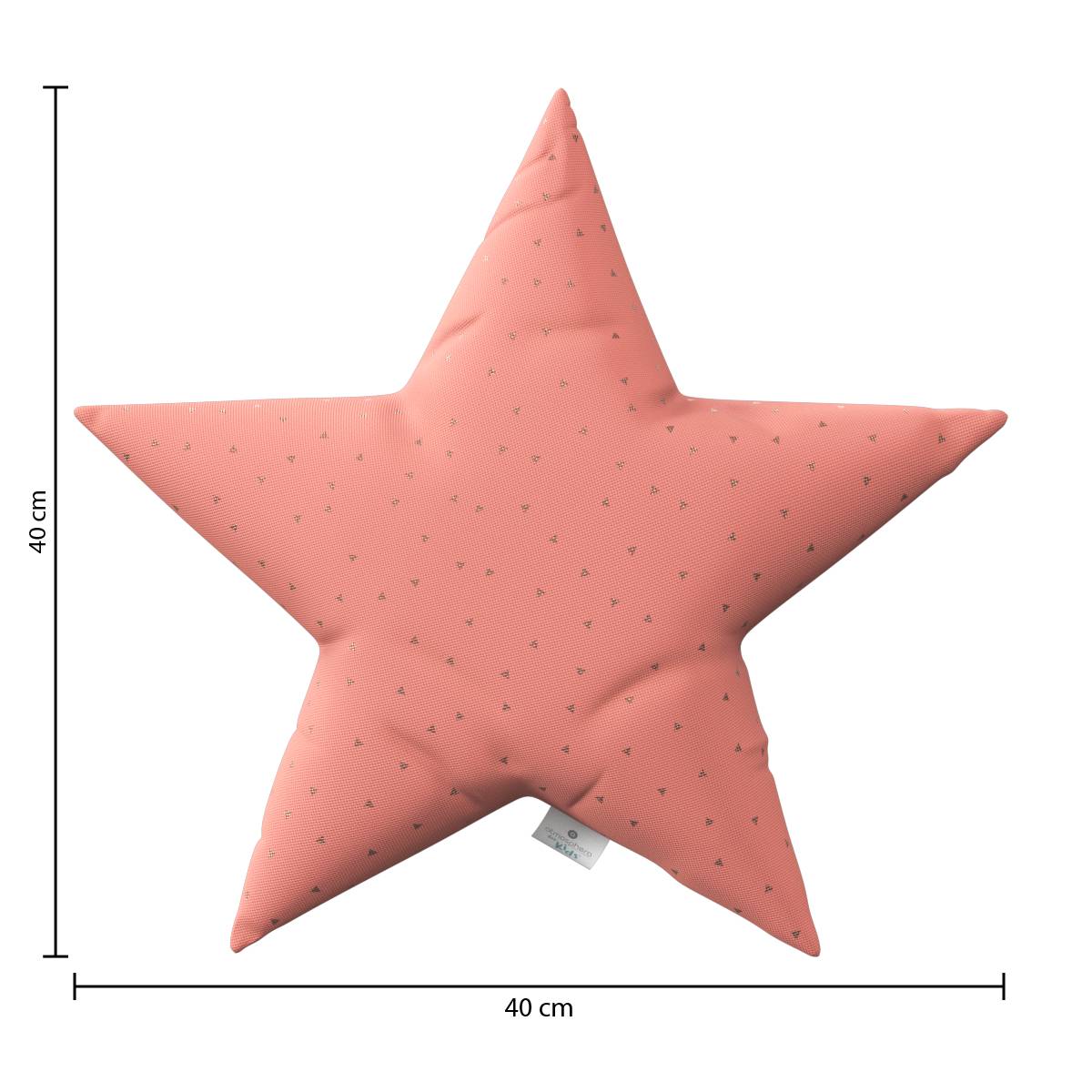 Cuscino per bambini "Berlingot" stella Rosa Terracotta, 40x40 cm Rosa terracotta