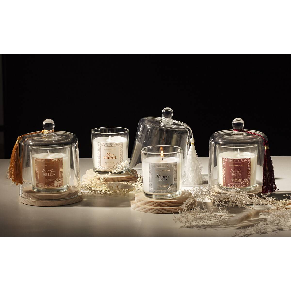 Candela profumata "Loli" Fiori d'Arancio, 130g Fiori d'arancio