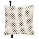 Fodera per cuscino "Volto" Bianco avorio, 40x40 cm Bianco avorio