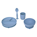 Set pasto per bambini Blu, 20x20 cm Blu