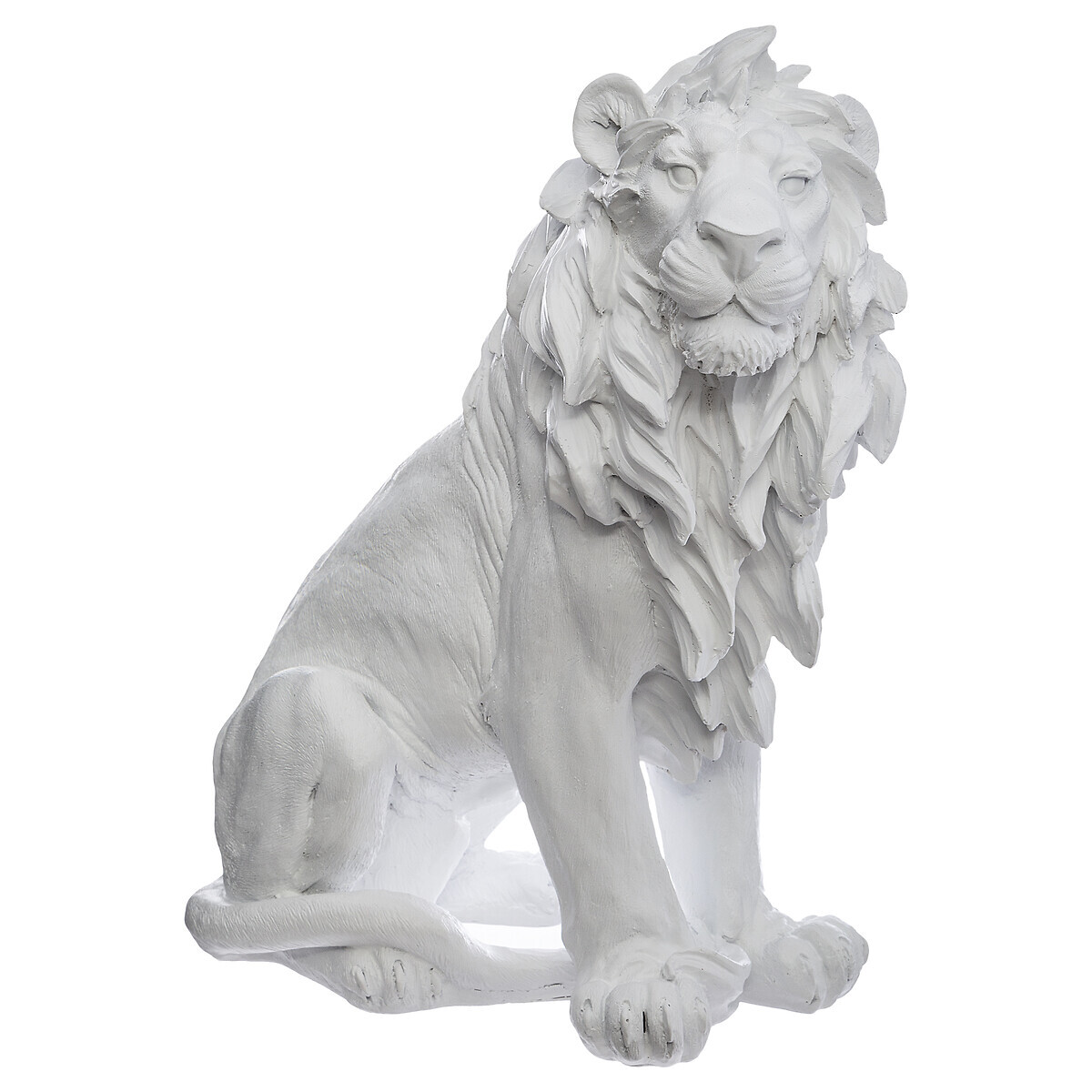 Statuetta "Leone" Resina, H.31,5 cm Nero