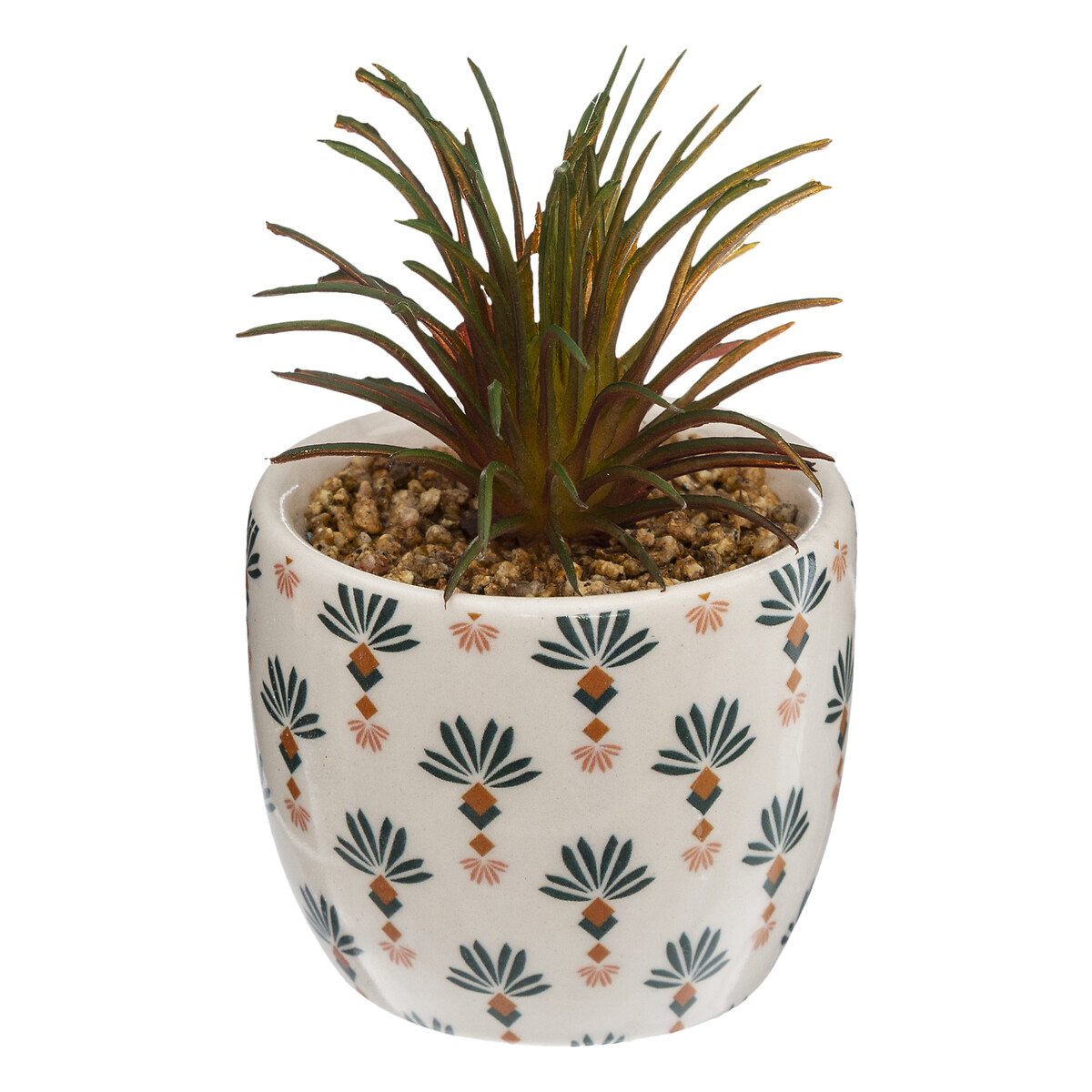 Pianta artificiale Vaso in porcellana, H.9 cm Modello 1