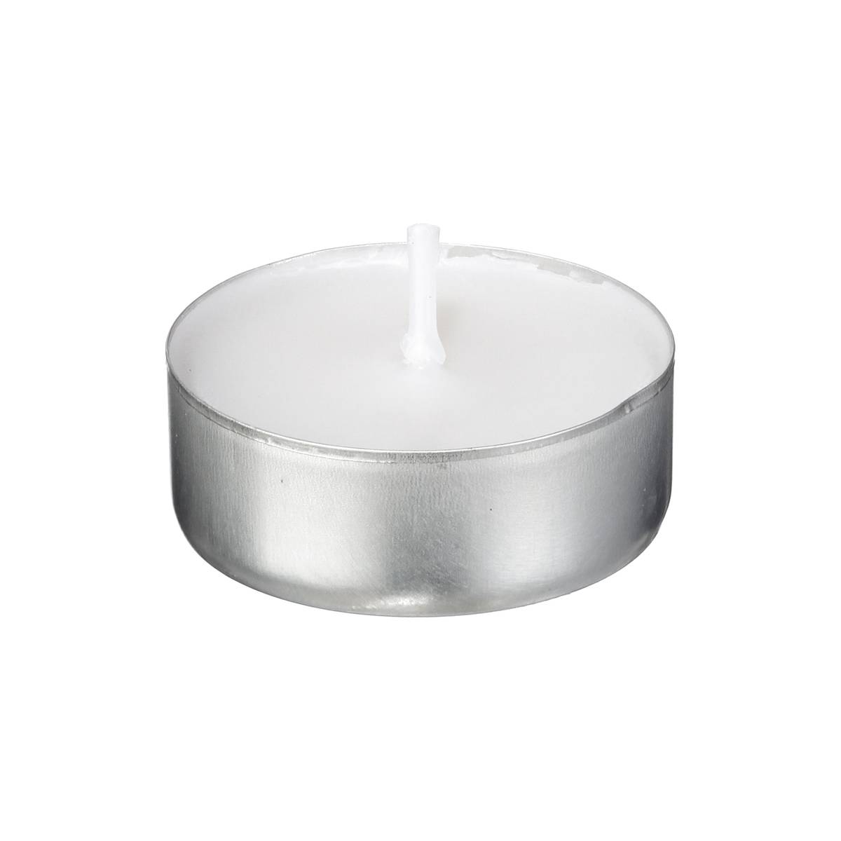 Set di 50 candele tealight Bianco, 11g Bianco