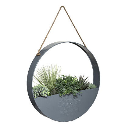 Sospensione di 4 piante artificiali "house" in vaso d.44 cm