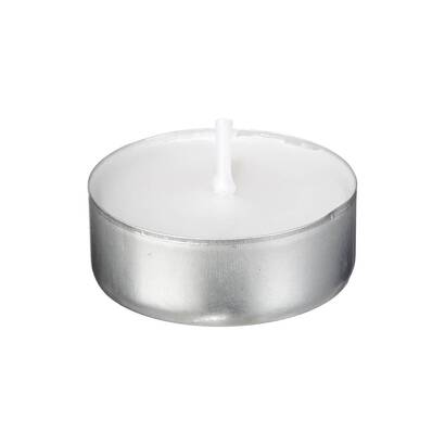 Set di 50 candele tealight bianco, 11g