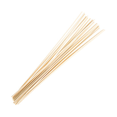 Set di 20 bastoncini diffusori bianco avorio, h.24,5 cm