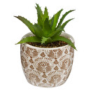 Pianta artificiale Vaso in porcellana, H.9 cm Modello 1