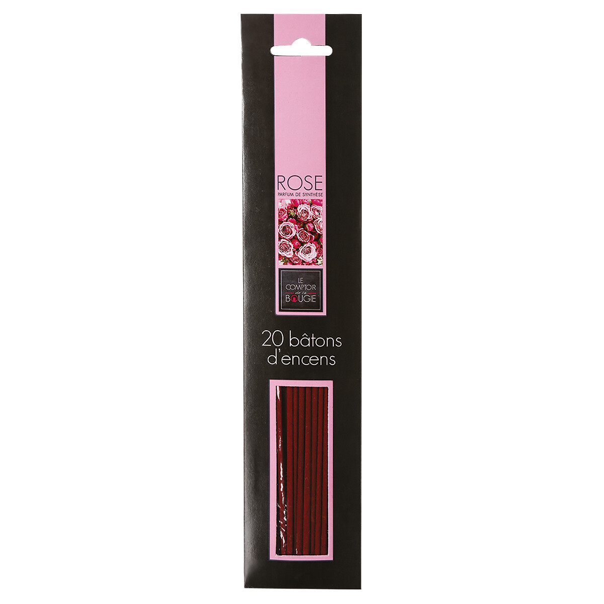 Set di 20 bastoncini di incenso Rosa, H.25 cm Rosa