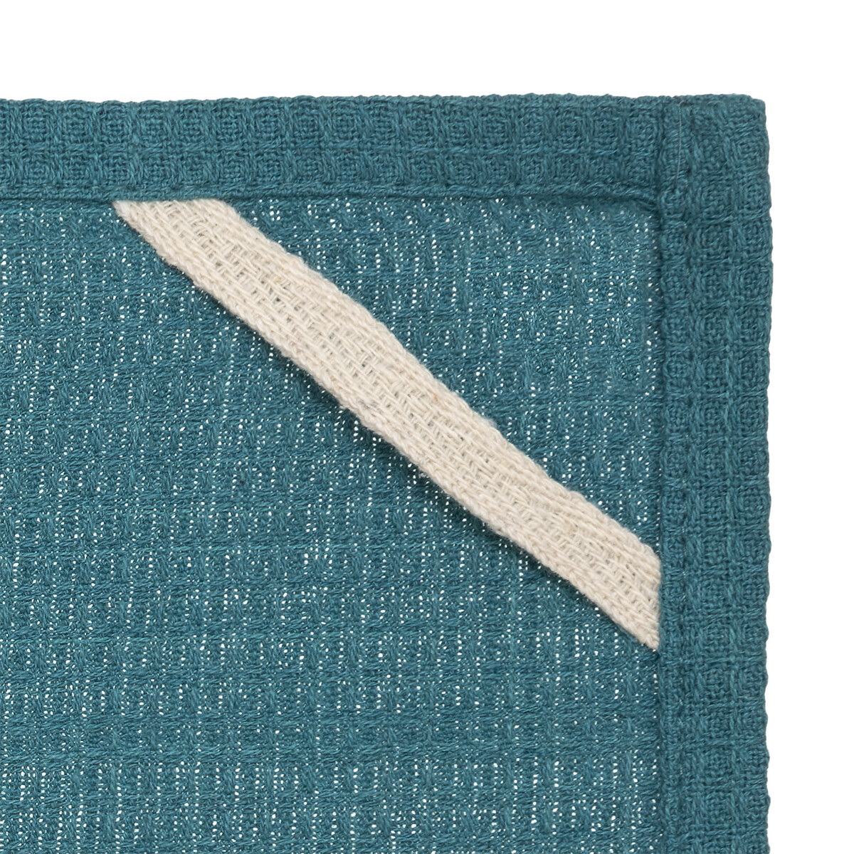 Set di 3 strofinacci in cotone Blu petrolio, 45x70 cm Blu anatra