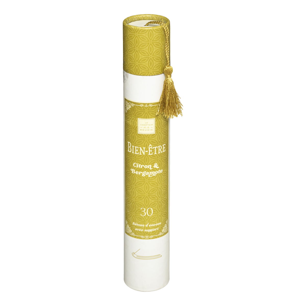 Set di 30 bastoncini d'incenso Con supporto, H.25 cm Limone e bergamotto