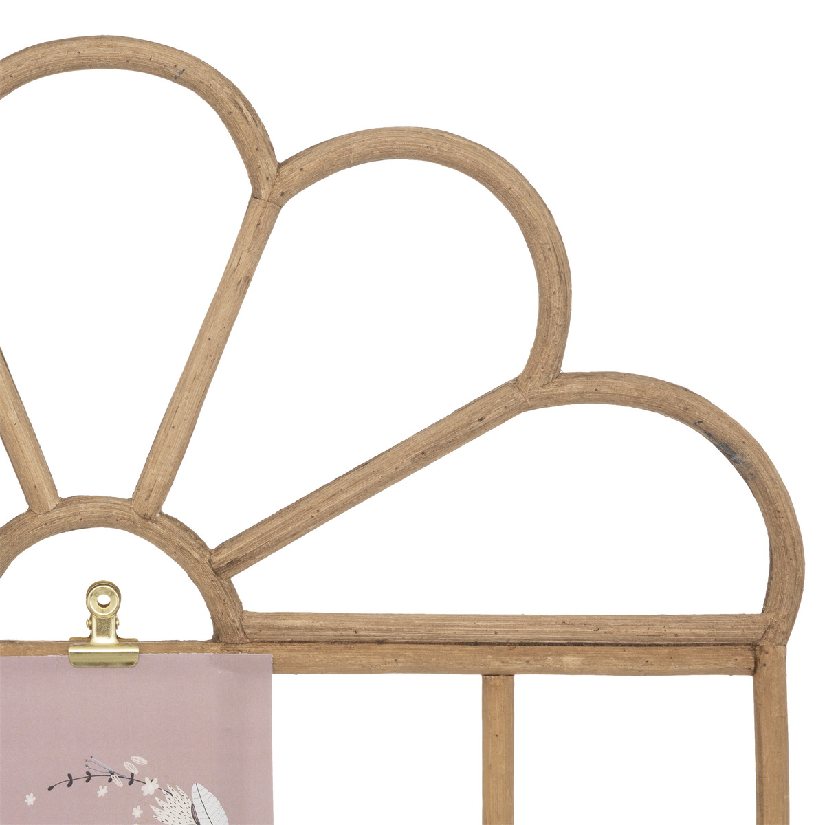 Cornice per foto per bambini Rattan, 40x57 cm Legno naturale