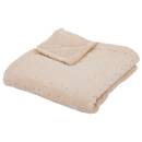 Plaid "Berlingot" Flanella Beige, 75x100 cm Beige