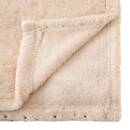 Plaid "Berlingot" Flanella Beige, 75x100 cm Beige