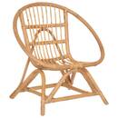 Poltrona per bambini "Léo" Rattan Legno naturale