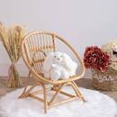 Poltrona per bambini "Léo" Rattan Legno naturale