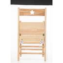 Sedia pieghevole per bambini Marrone Legno naturale