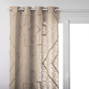 Tenda di cotone Bianco avorio, 130x260 cm Bianco avorio