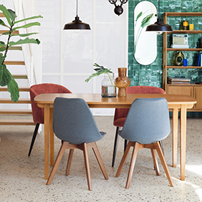 Poltrona "celeste" velluto a coste, rosa terracotta