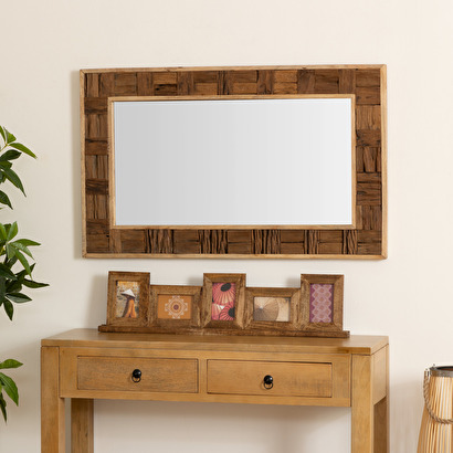 Specchio "ori" acacia, 70x115 cm