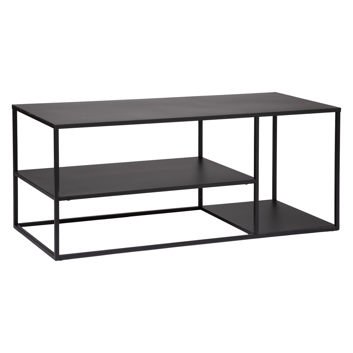 Mobile TV "Gota" Metallo nero, 50x120 cm Nero