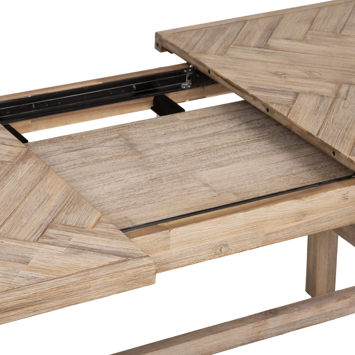 Tavolo da pranzo allungabile "Aeris" Acacia, L.180-220 cm Legno naturale