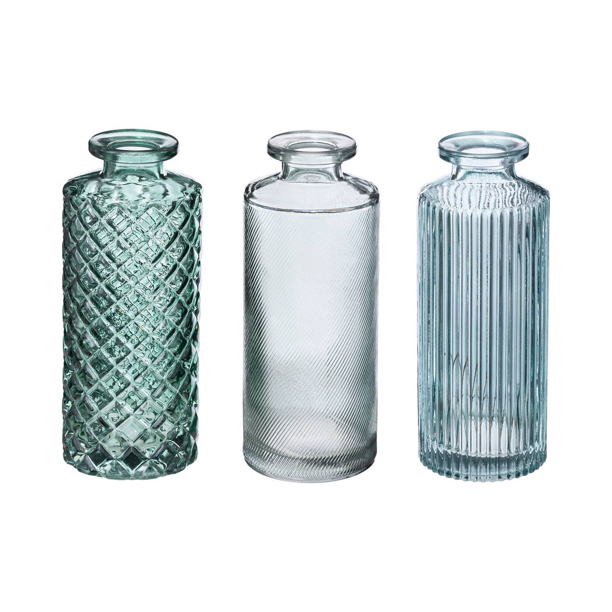 Set di 3 soliflori Verde, D.5,4 cm Verde