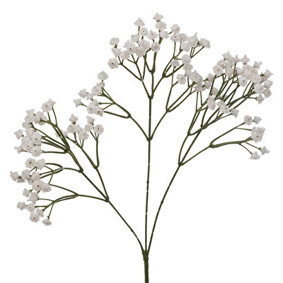 Stelo di gypsophila artificiale bianco, h.68 cm