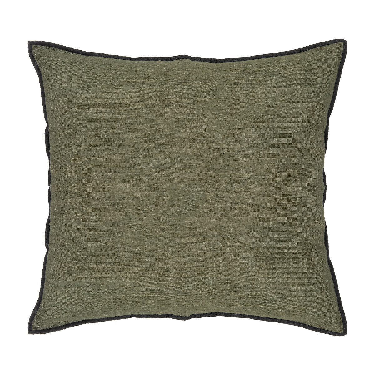 Cuscino "Linah", cotone Verde kaki, 45x45 cm Verde cachi