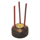 Set di incenso "Taly" 25x13 cm Marrone