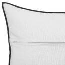 Cuscino "Linah", cotone Bianco, 45x45 cm Bianco