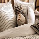 Cuscino "Linah", cotone Bianco, 45x45 cm Bianco