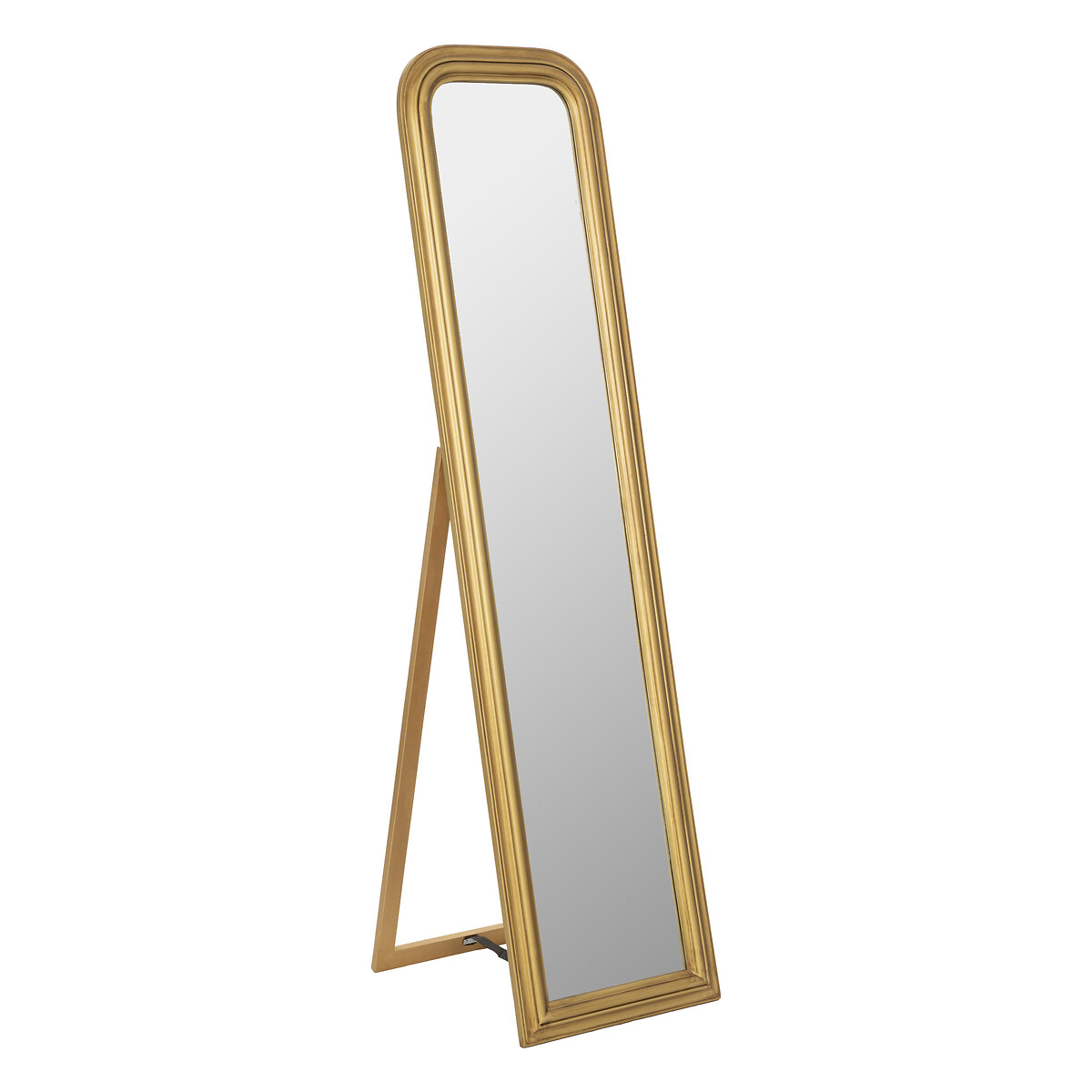 Specchio "Adele" Dorato, H.160 cm Oro