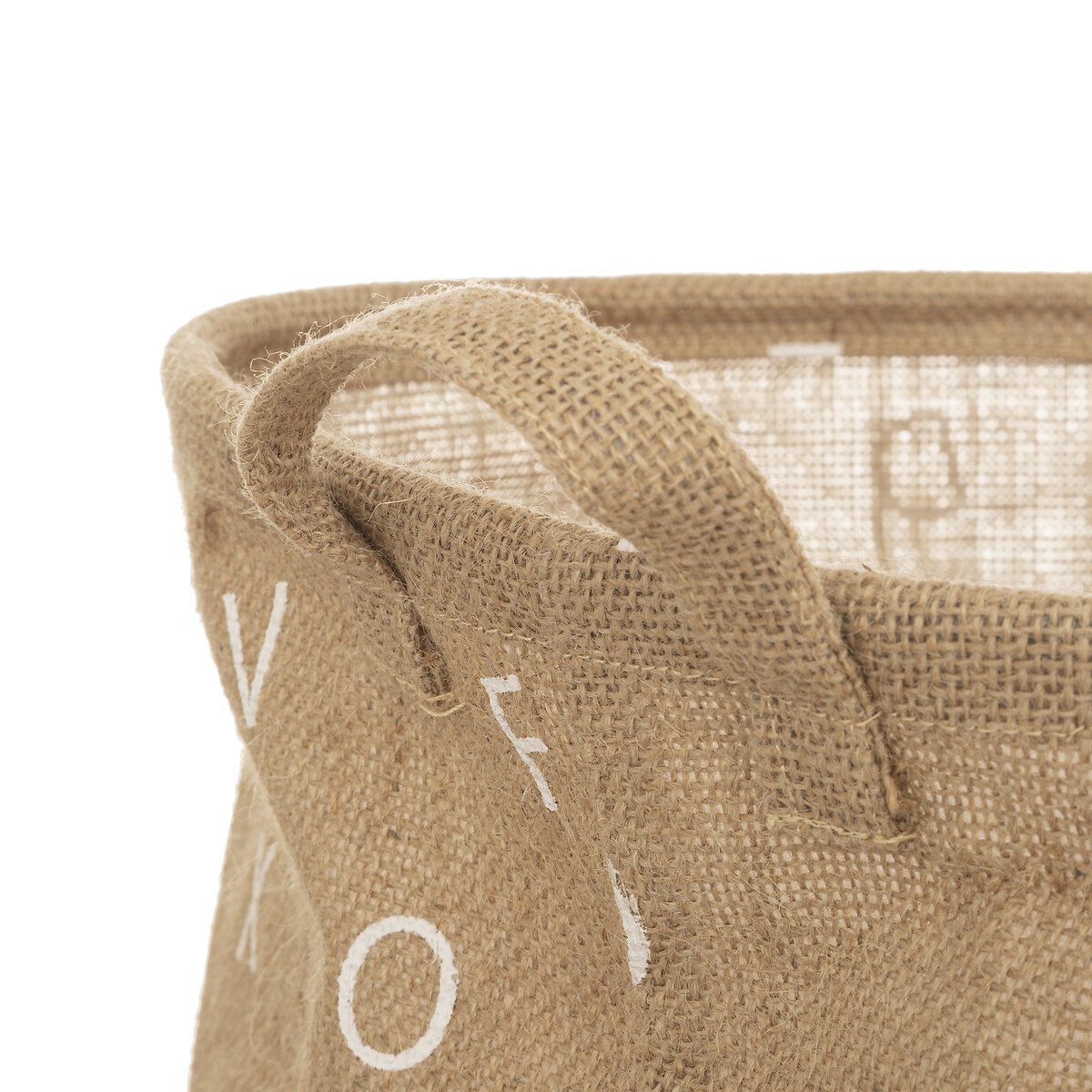 Cestino per bambini "Alfabeto" D.35 cm Beige