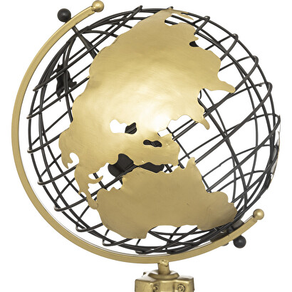 Globo "ramon", metallo nero, 70 cm