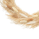 Corona di fiori secchi D.34 cm Beige 1