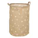 Cestino per bambini "Alfabeto" D.35 cm Beige