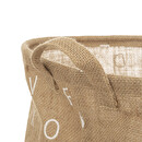 Cestino per bambini "Alfabeto" D.35 cm Beige