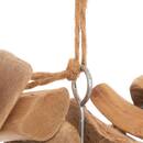 Decorazione da parete "Agnes" Faggio, H.35 cm Legno naturale