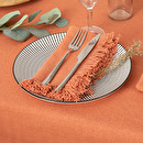 Set di 2 tovaglioli "Maha" Rosa Terracotta, 40x40 cm Rosa terracotta