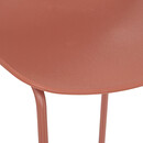 Sgabello da bar "Otac" Rosa terracotta Rosa terracotta
