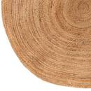 Tappeto, juta D.160 cm Beige