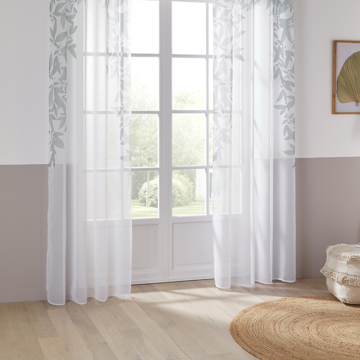 Tenda Velo in Etamina Verde, 140x240 cm Verde 2