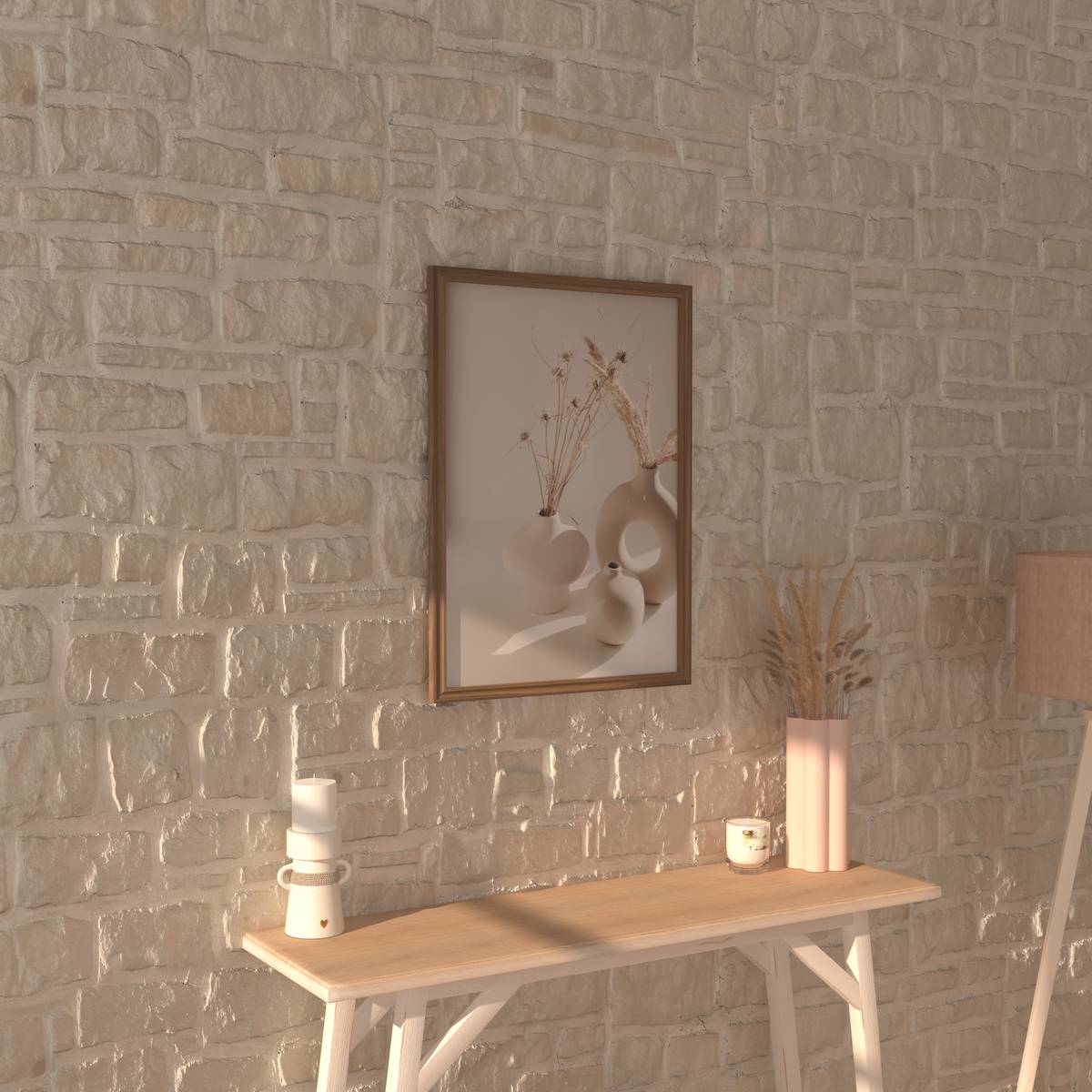 Cornice per foto "Mae" 50x70 cm Marrone