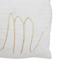 Cuscino rettangolare "Lili" Garza di cotone, bianco, 50x30 cm Bianco
